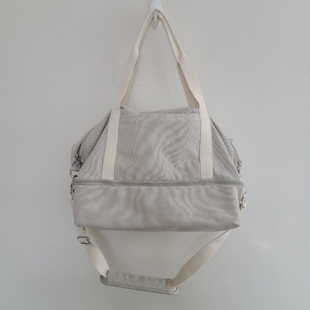 Lo Sons The Catalina Deluxe Tote Washed Canvas Thistle